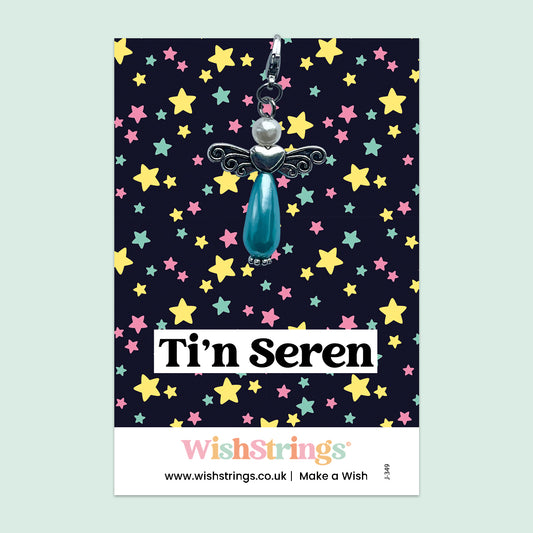 T'in Seren, Welsh -  Wish Angels, Clip on Keepsake | J349