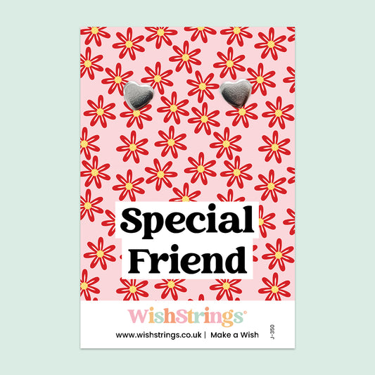 Special Friend - Heart Stud Earrings | J350