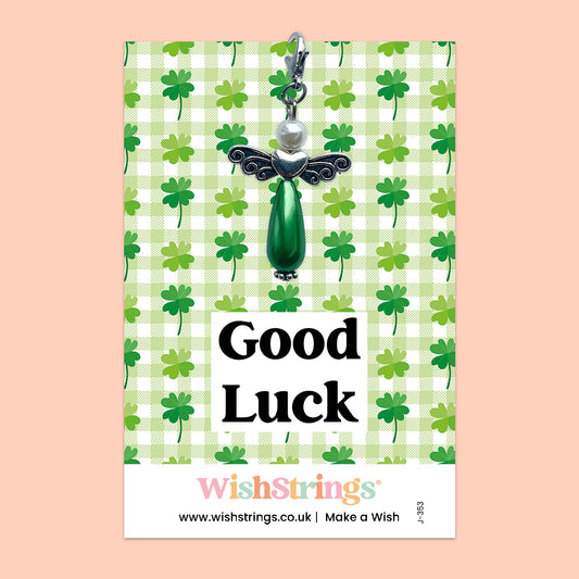 Good Luck -  Wish Angels, Clip on Keepsake | J353