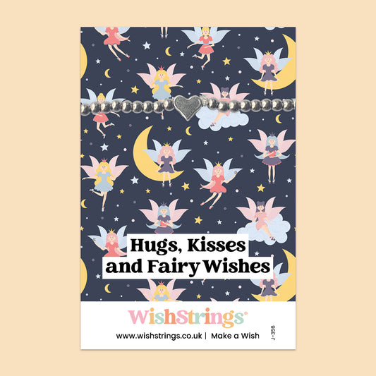 Hugs, Kisses & Fairy Wishes - Heart Beaded Bracelet - J356