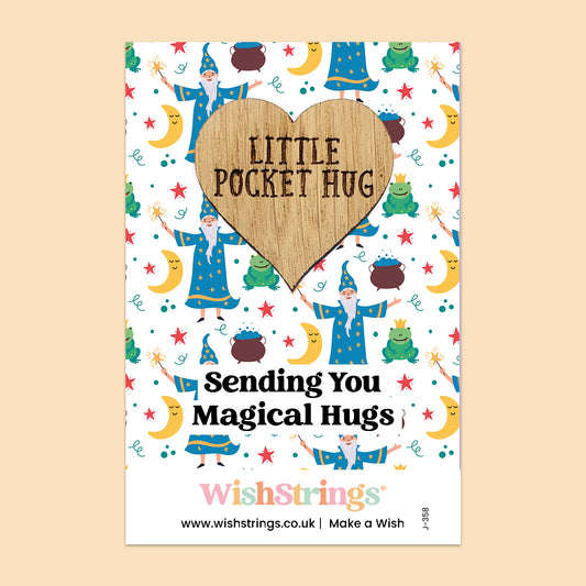 Magical Hugs - Oak Pocket Hug Token | J358