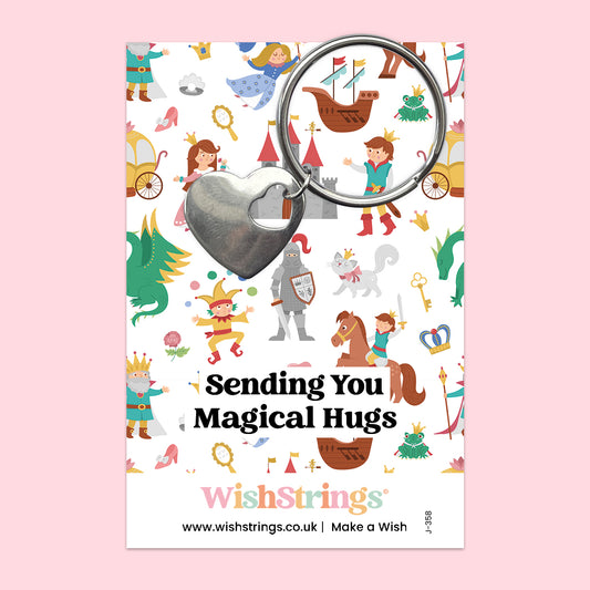 Magical Hugs - Heart Keyring - J359