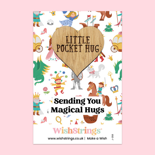 Magical Hugs - Oak Pocket Hug Token | J359