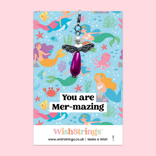 Mermaid, Mer-mazing -  Wish Angels, Clip on Keepsake | J361