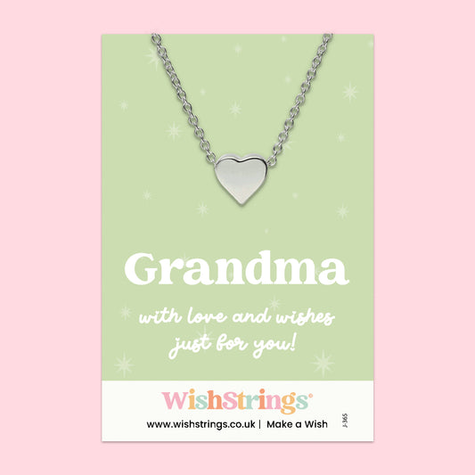 Grandma - Heart Necklace - J365