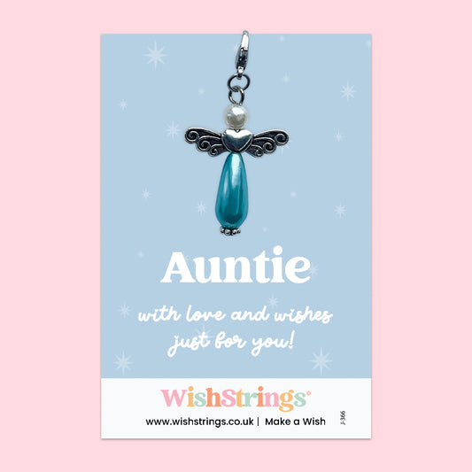 Auntie -  Wish Angels, Clip on Keepsake | J366