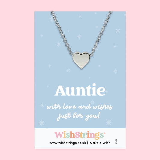 Auntie - HEART NECKLACE - J366
