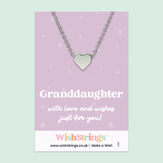Granddaughter - Heart Necklace - J367