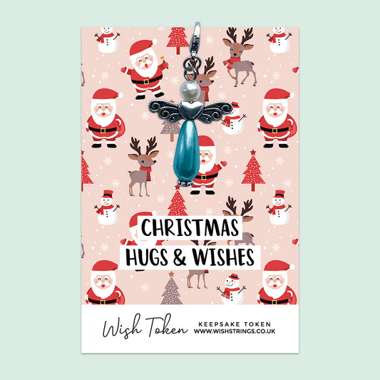 Christmas Hugs & Wishes -  Wish Angels, Clip on Keepsake | J377