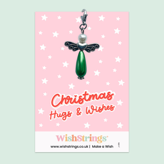 Christmas, Hug & Wishes -  Wish Angels, Clip on Keepsake | J379