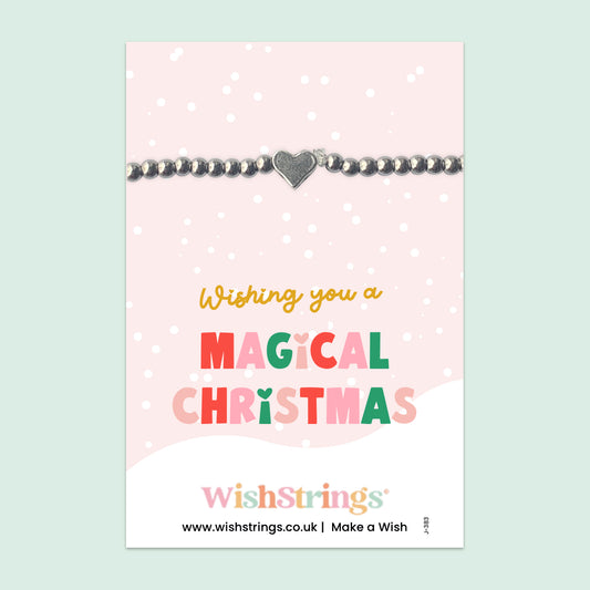 Magical Christmas - Heart Beaded Bracelet - J383