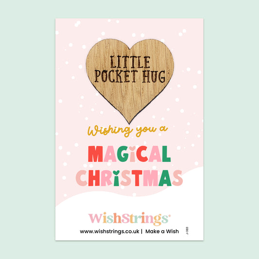 Magical Christmas  - Oak Pocket Hug Token (J383)