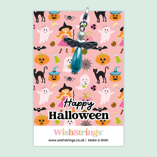Happy Halloween, Witches -  Wish Angels, Clip on Keepsake | J386