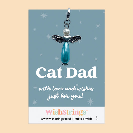 Cat Dad -  Wish Angels, Clip on Keepsake | J388