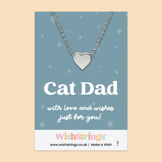 Cat Dad - HEART NECKLACE - J388