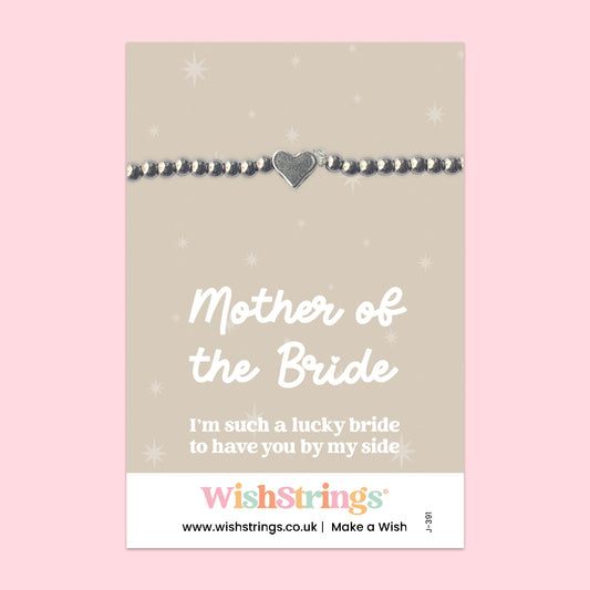 Mother of the Bride - Heart Beaded Bracelet - J391
