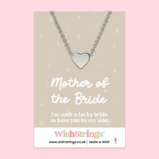 Mother of the Bride - Heart Necklace - J391