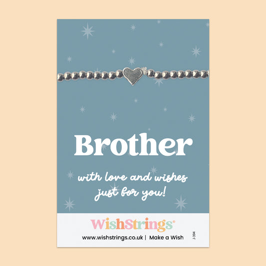Brother - Heart Beaded Bracelet - J394