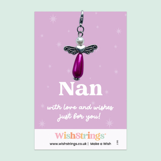 Nan -  Wish Angels, Clip on Keepsake | J395