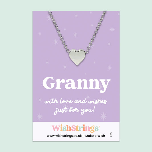 Granny - Heart Necklace - J396