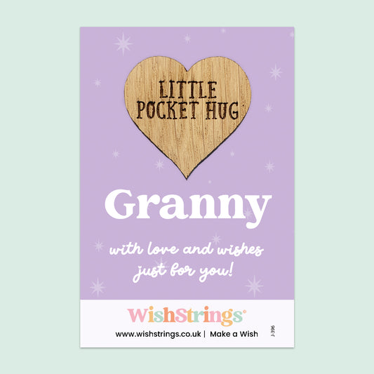 Granny - Oak Pocket Hug Token (J396)