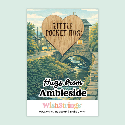 Hugs from Ambleside - Oak Pocket Hug Token | LD001