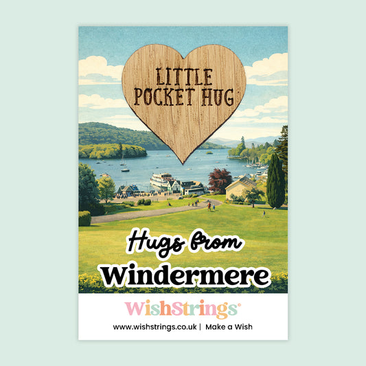Hugs from Windermere - Oak Pocket Hug Token | LD023