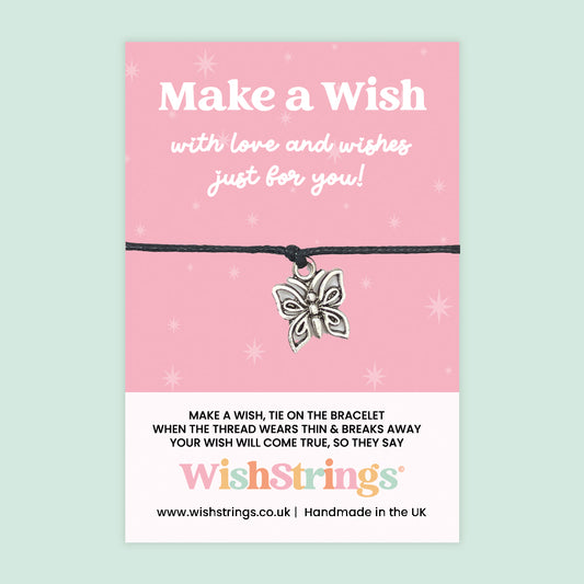 Butterfly - WishStrings Wish Bracelet, Limited Edition Charm - LEWS011