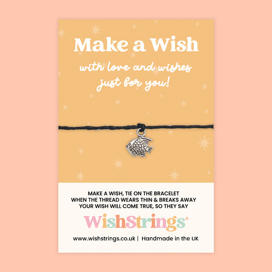 Fish - WishStrings Wish Bracelet, Limited Edition Charm - LEWS032