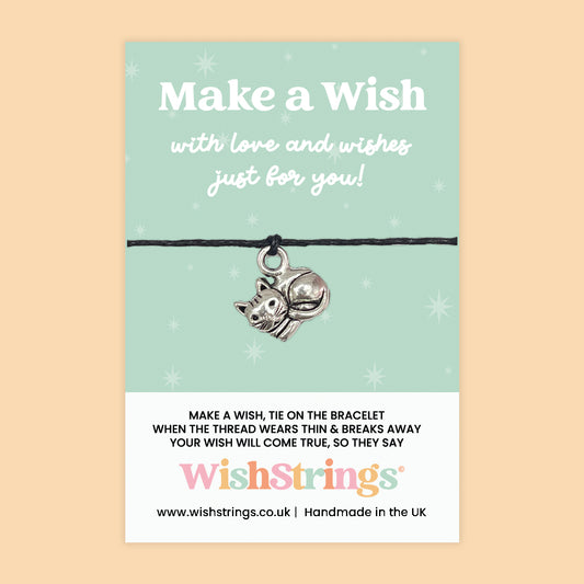 Cat - WishStrings Wish Bracelet, Limited Edition Charm - LEWS040