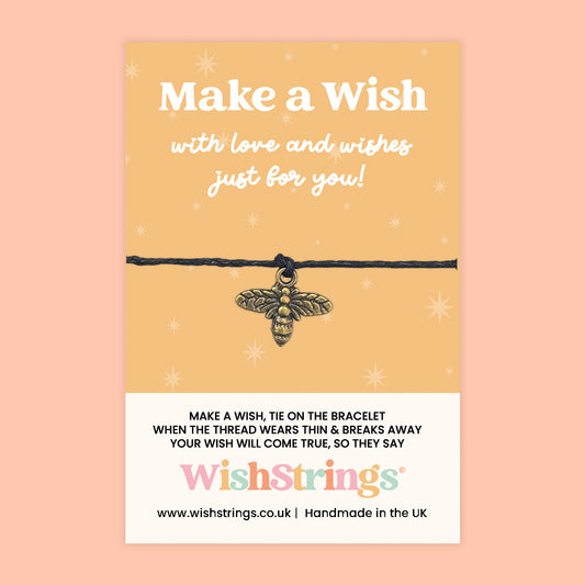 Bee - WishStrings Wish Bracelet, Limited Edition Charm - LEWS053