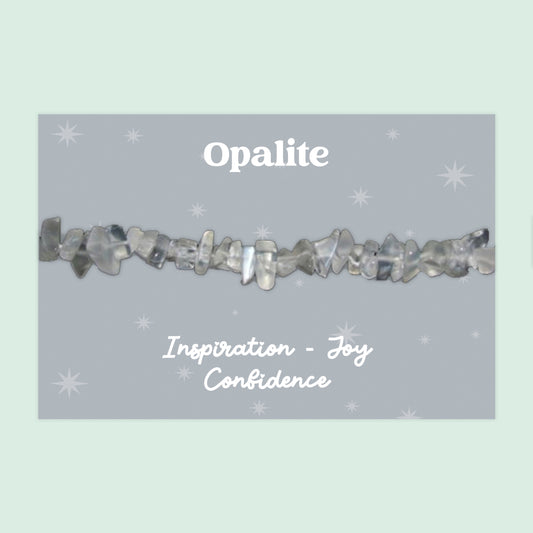 Opalite - Gemstone Chip Bracelet - GS037