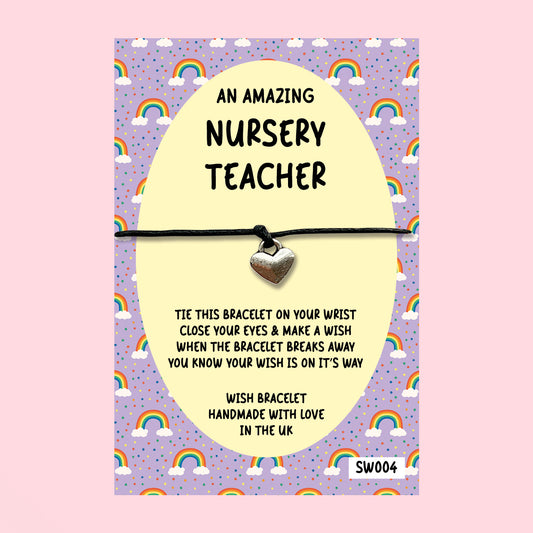 Nursery Teacher - Wish Bracelet - SW004