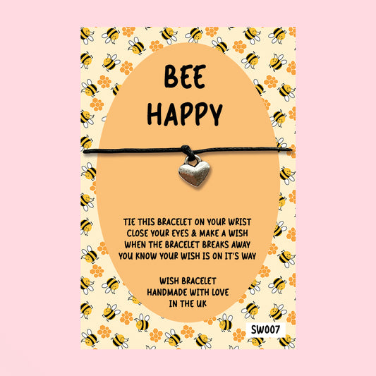 Bee Happy - Wish Bracelet - SW007