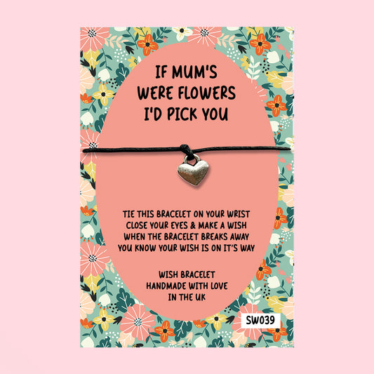 Mum's Flowers - Wish Bracelet - SW039