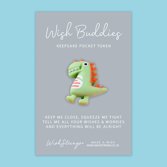 Dinosaur - WishBuddies - Pocket Hug Token (WB002)