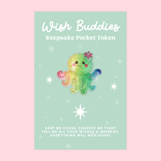 Octopus - WishBuddies - Pocket Hug Token (WB006)