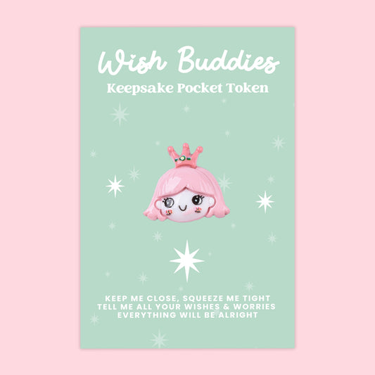 Princess - WishBuddies - Pocket Hug Token (WB008)