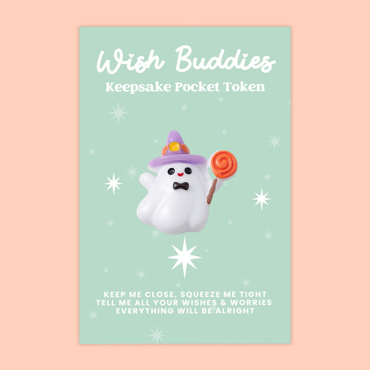 Ghost - WishBuddies - Pocket Hug Token (WB016)