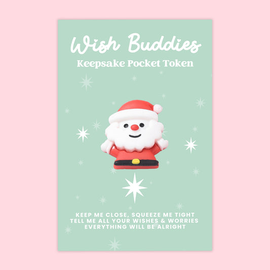 Santa - WishBuddies - Pocket Hug Token (WB018)