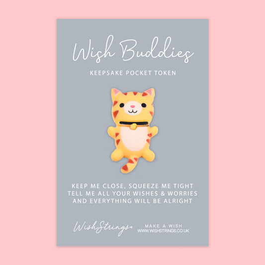 Cat - WishBuddies - Pocket Hug Token (WB020)