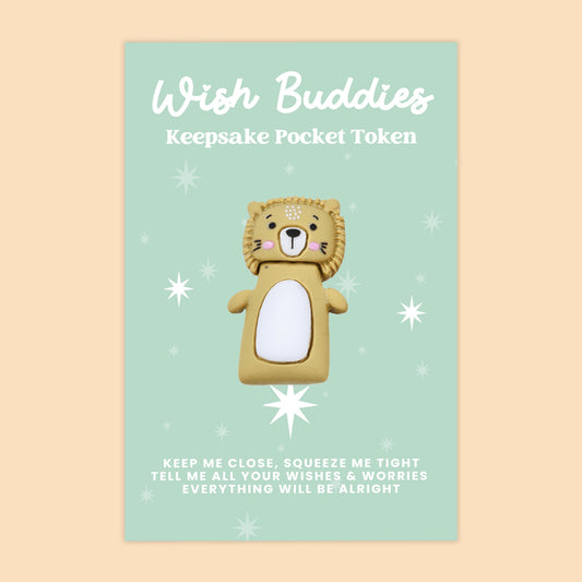 Lion - WishBuddies - Pocket Hug Token (WB023)