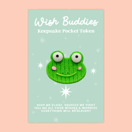 Frog - WishBuddies - Pocket Hug Token (WB029)
