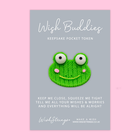 Frog - WishBuddies - Pocket Hug Token (WB029)