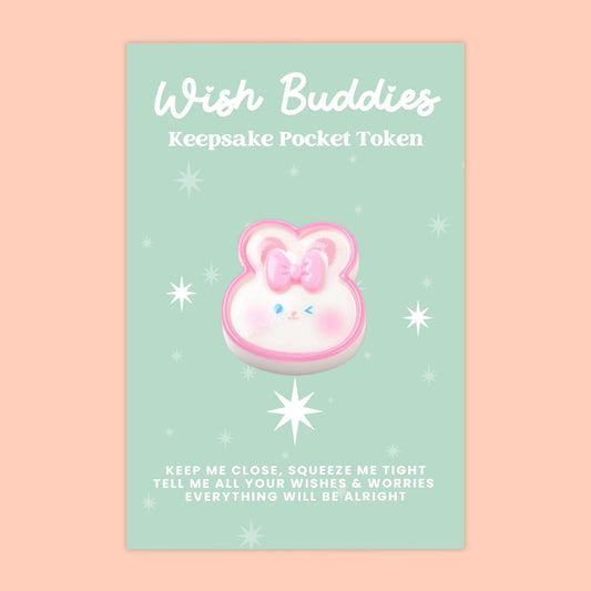 Bunny - WishBuddies - Pocket Hug Token (WB031)