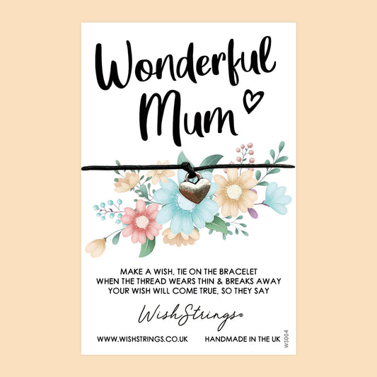 SALE - Wonderful Mum - WishStrings Wish Bracelet - WS004♥