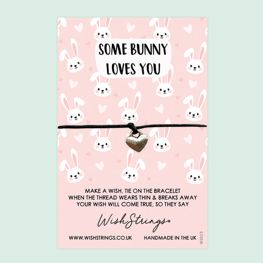Some Bunny Loves You - WishStrings Wish Bracelet - WS023♥