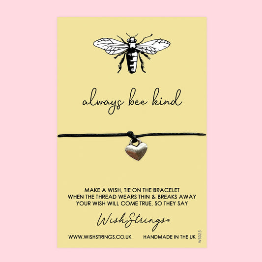 Always Bee Kind - WishStrings Wish Bracelet - WS025♥