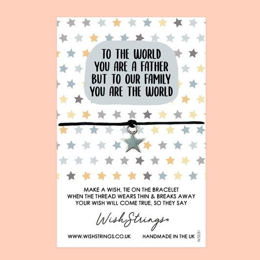 World Father - WishStrings Wish Bracelet - WS031★