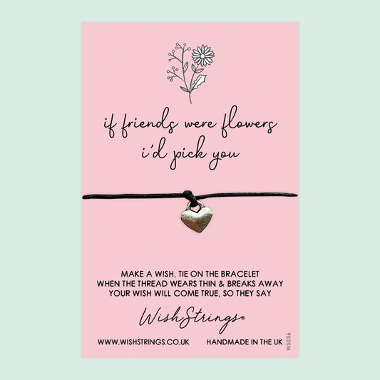 Friends Flowers - WishStrings Wish Bracelet - WS036♥